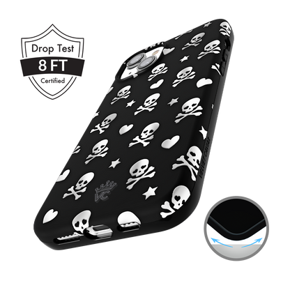 Chrome Skulls iPhone Case
