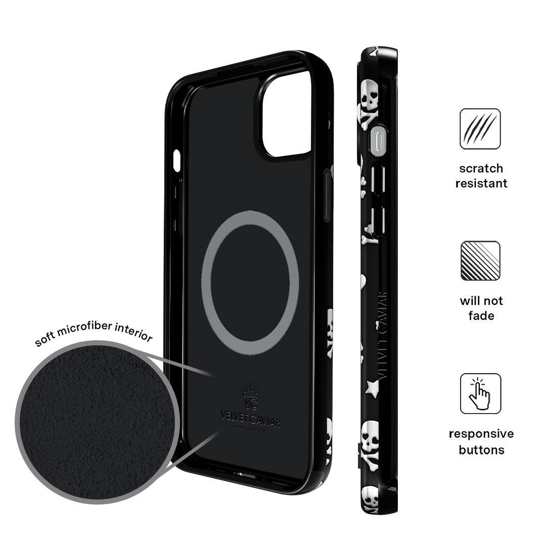 Chrome Skulls iPhone Case
