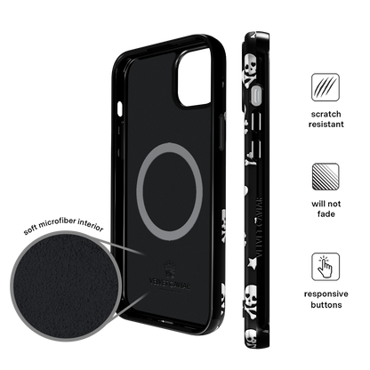 Chrome Skulls iPhone Case