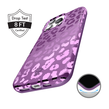 Amethyst Leopard iPhone Case