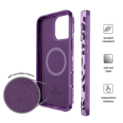 Amethyst Leopard iPhone Case
