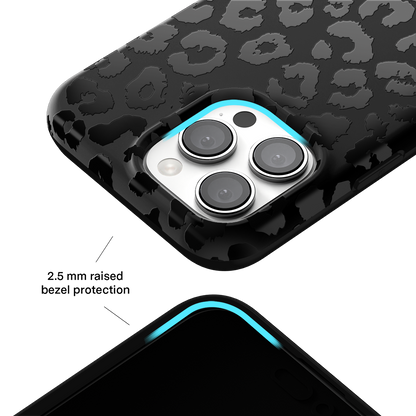 Black Leopard iPhone Case
