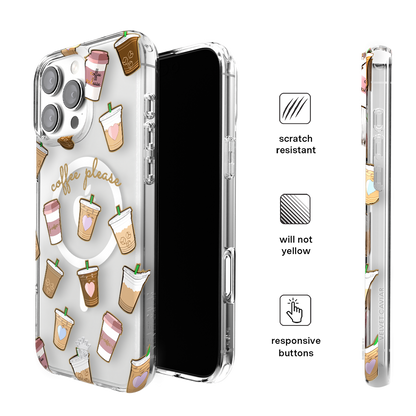 Coffee First iPhone Case