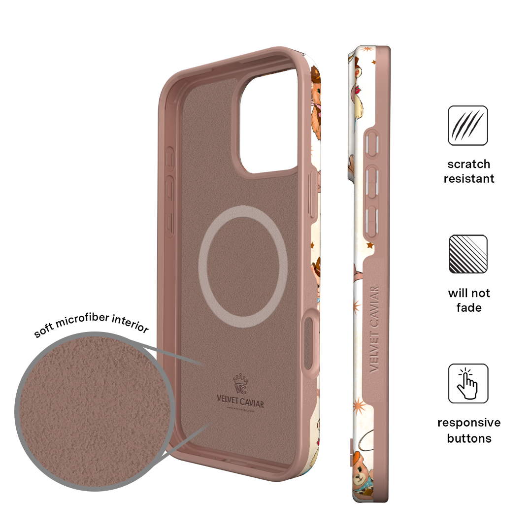 Cowboy Teddy iPhone Case