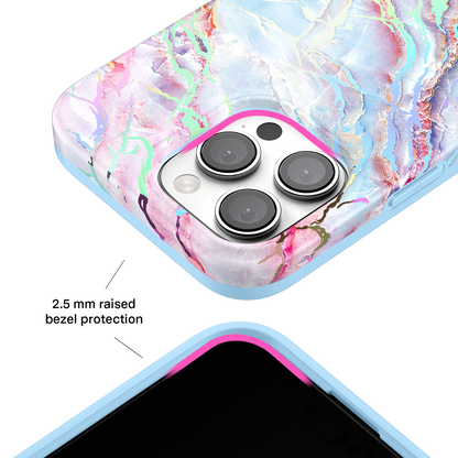 Holo Moonstone Marble iPhone Case
