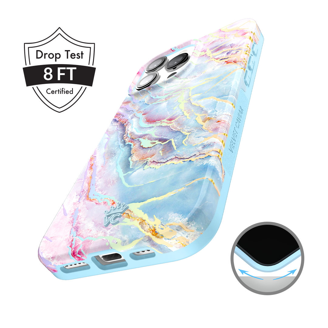 Holo Moonstone Marble iPhone Case