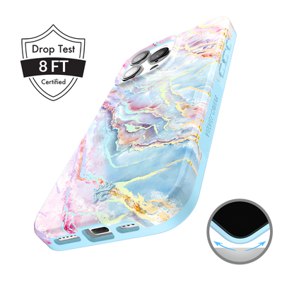 Holo Moonstone Marble iPhone Case