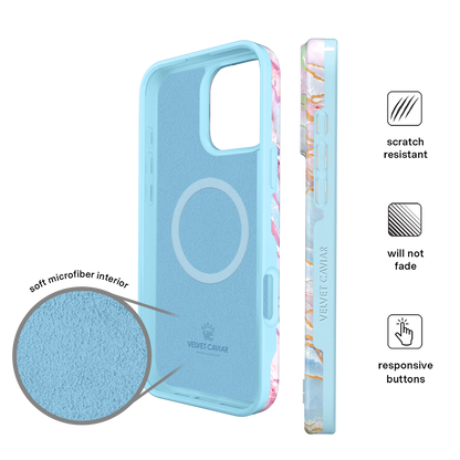 Holo Moonstone Marble iPhone Case