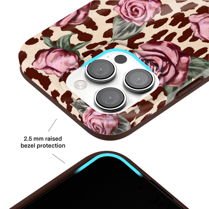 Rosy Leopard iPhone Case