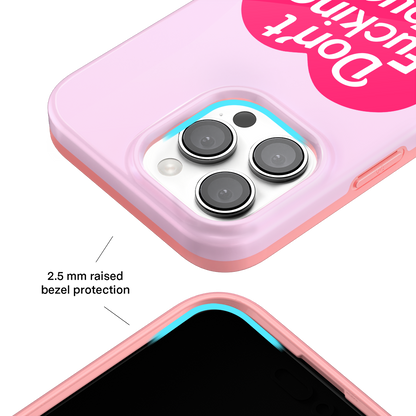 Don't F Touch Me iPhone Case