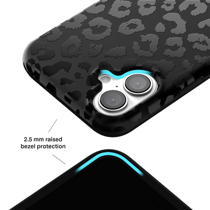 Black Leopard iPhone Case