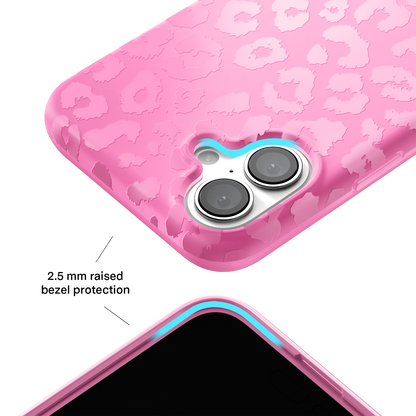 Hot Pink Leopard iPhone Case