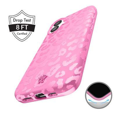 Hot Pink Leopard iPhone Case