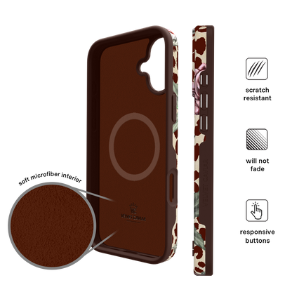 Rosy Leopard iPhone Case