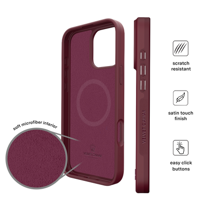 Burgundy 1990 iPhone Case