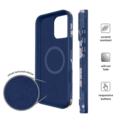 Denim Daisy iPhone Case