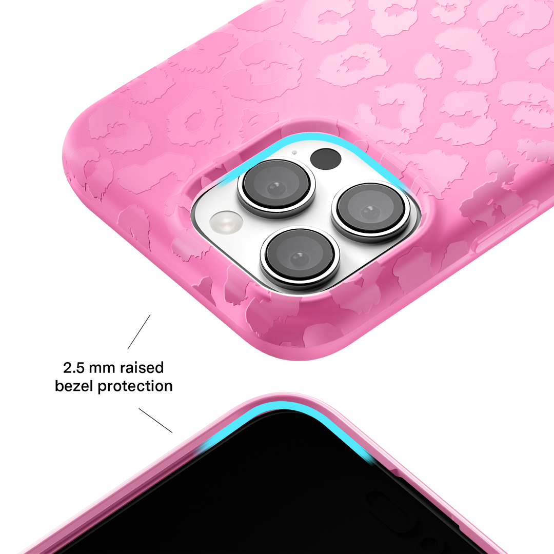 Hot Pink Leopard iPhone Case
