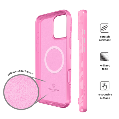 Hot Pink Leopard iPhone Case