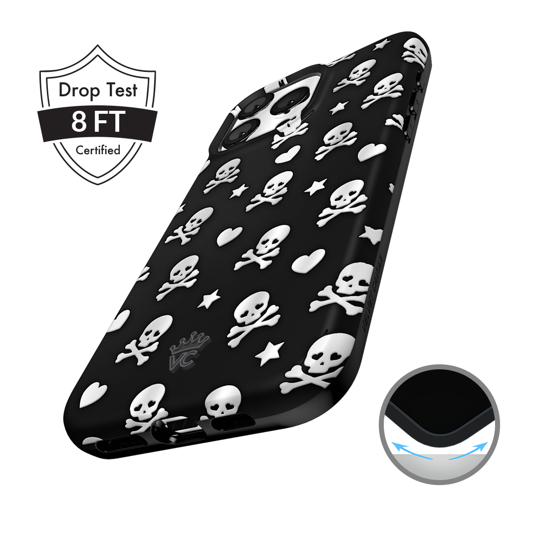 Chrome Skulls iPhone Case