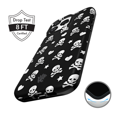 Chrome Skulls iPhone Case