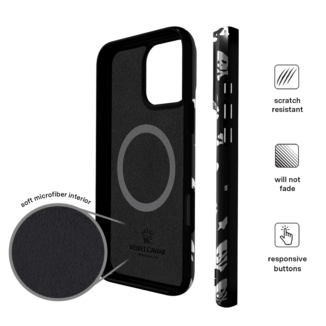 Chrome Skulls iPhone Case