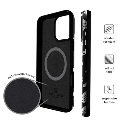 Chrome Skulls iPhone Case
