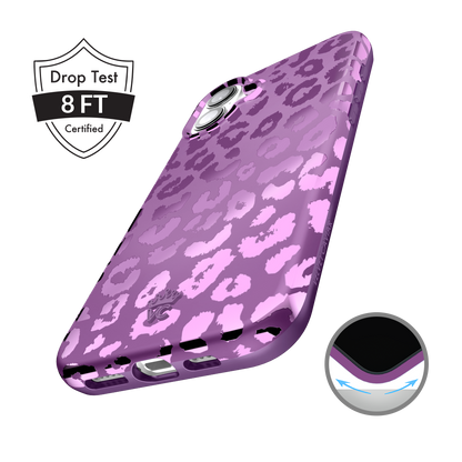 Amethyst Leopard iPhone Case
