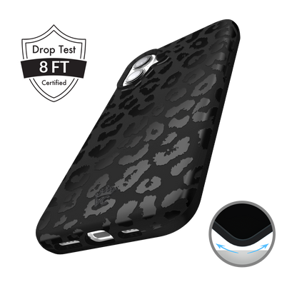 Black Leopard iPhone Case