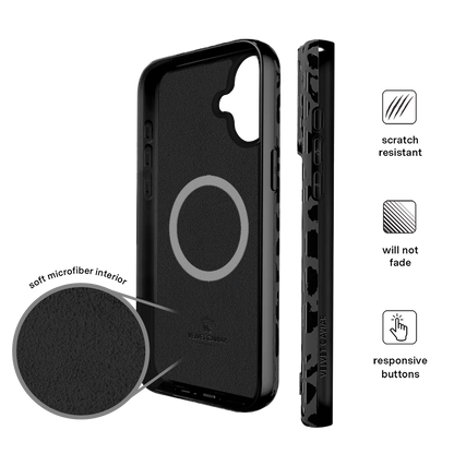 Black Leopard iPhone Case