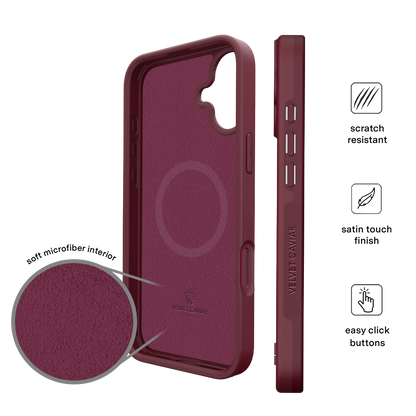 Burgundy 1990 iPhone Case