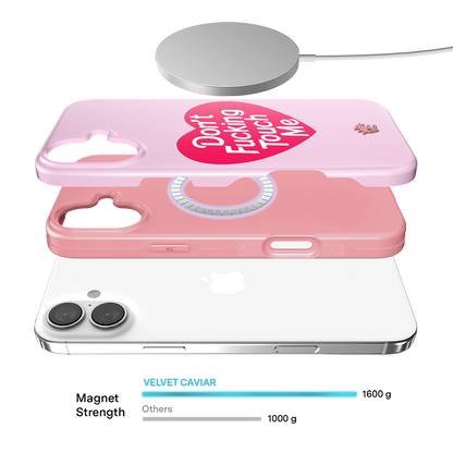 Don't F Touch Me iPhone Case