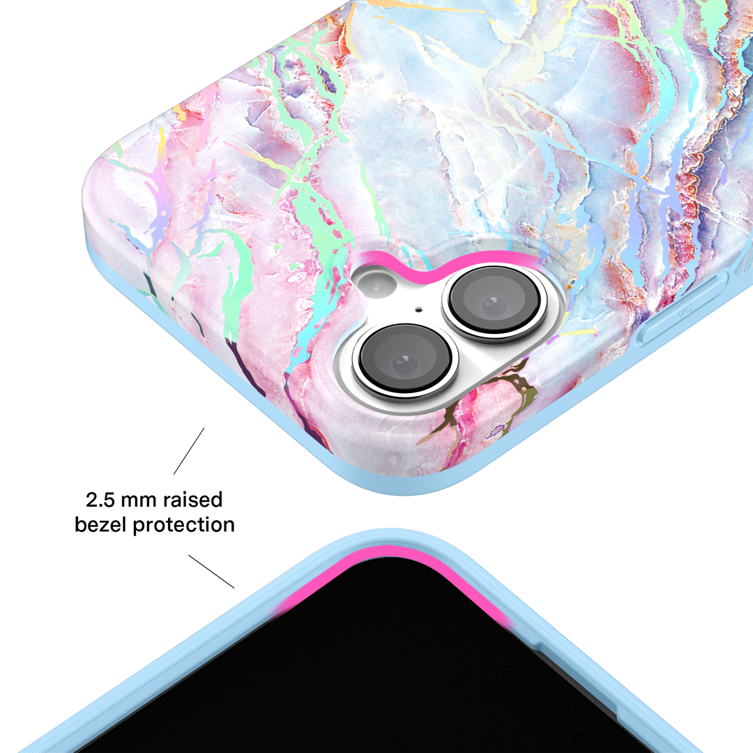Holo Moonstone Marble iPhone Case