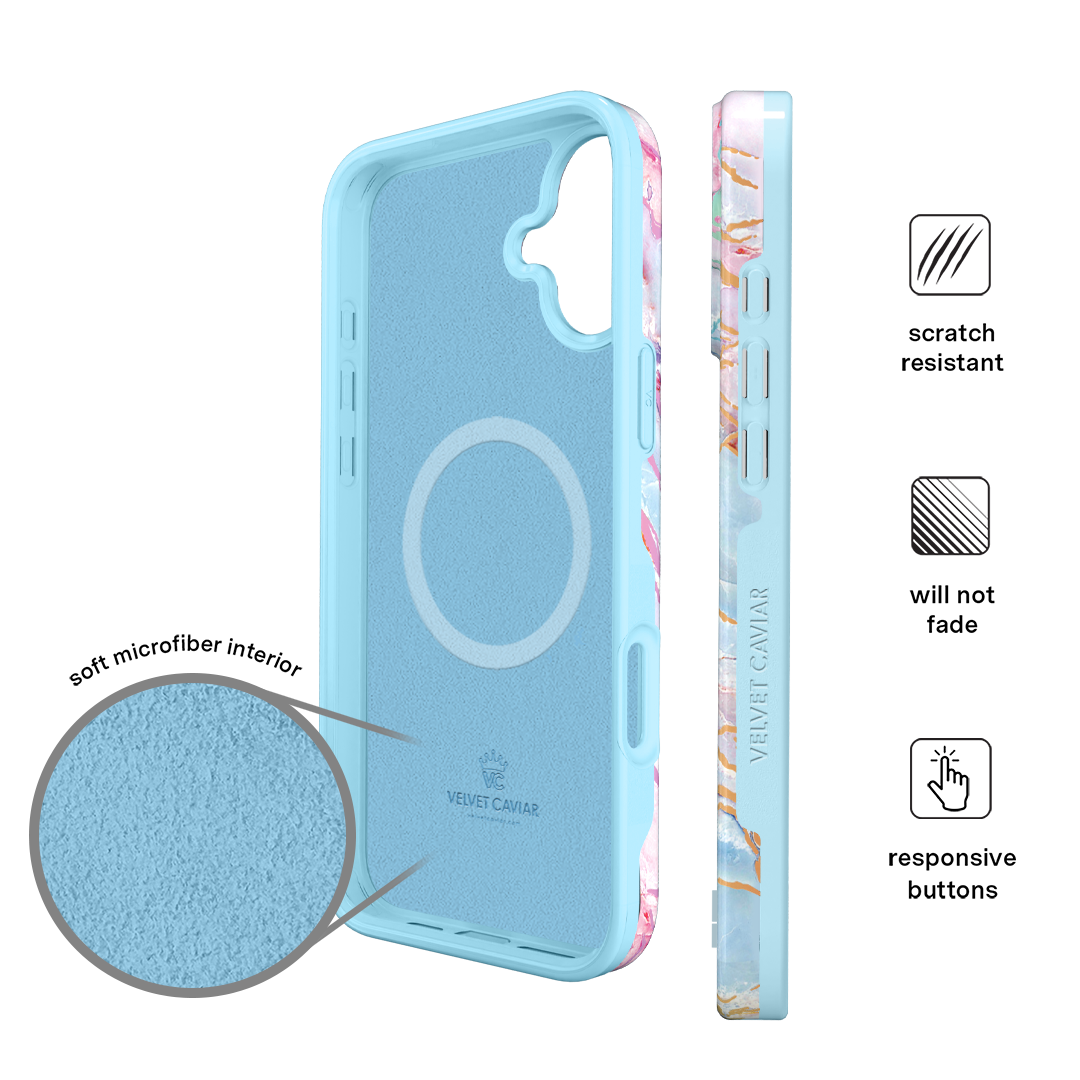 Holo Moonstone Marble iPhone Case
