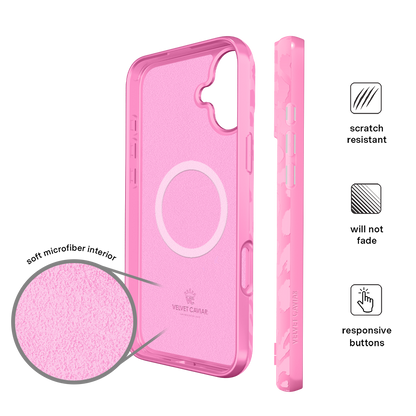 Hot Pink Leopard iPhone Case