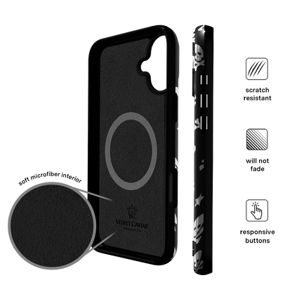 Chrome Skulls iPhone Case