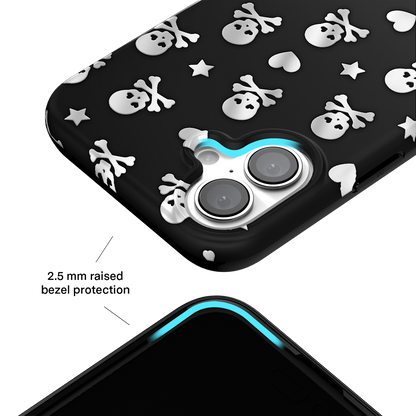 Chrome Skulls iPhone Case