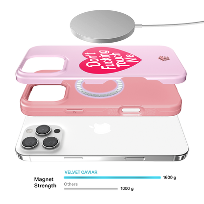 Don't F Touch Me iPhone Case