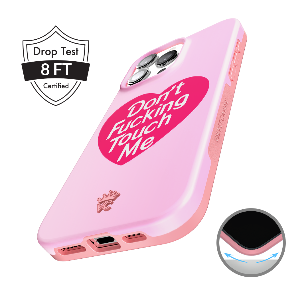 Don't F Touch Me iPhone Case