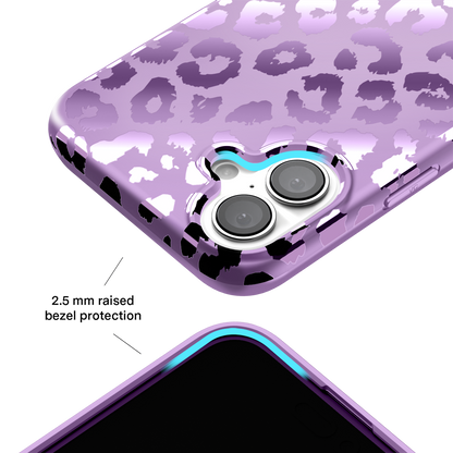 Amethyst Leopard iPhone Case