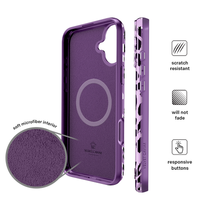 Amethyst Leopard iPhone Case