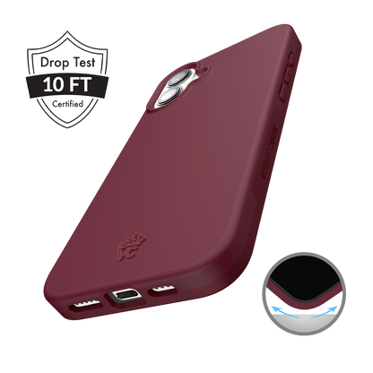 Burgundy 1990 iPhone Case