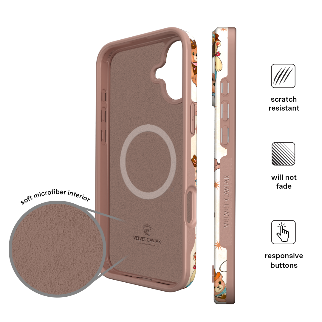 Cowboy Teddy iPhone Case