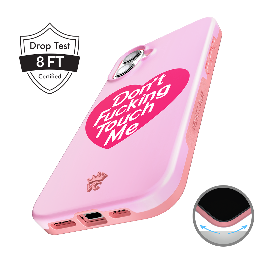 Don't F Touch Me iPhone Case