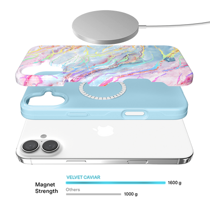 Holo Moonstone Marble iPhone Case