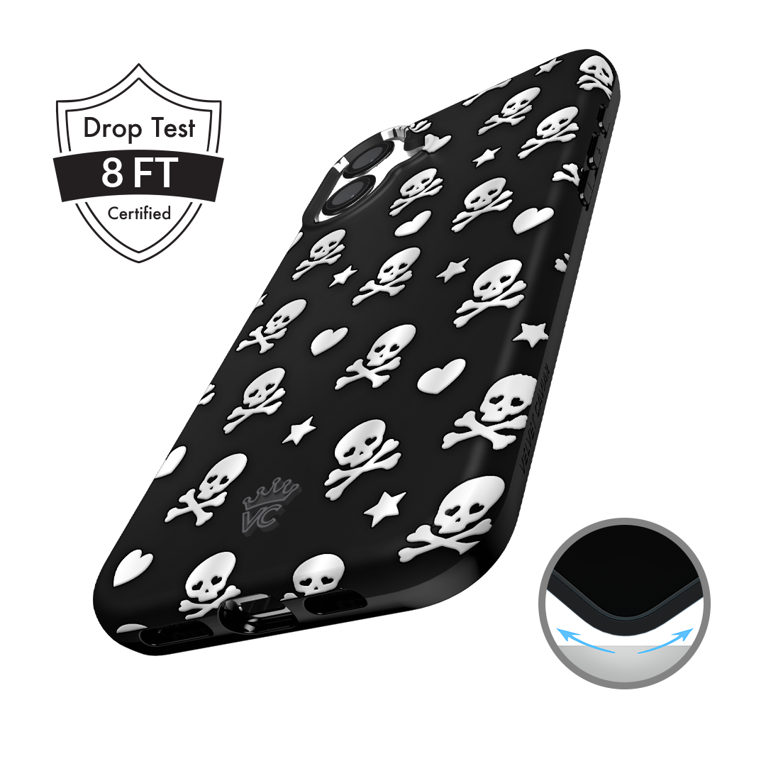 Chrome Skulls iPhone Case