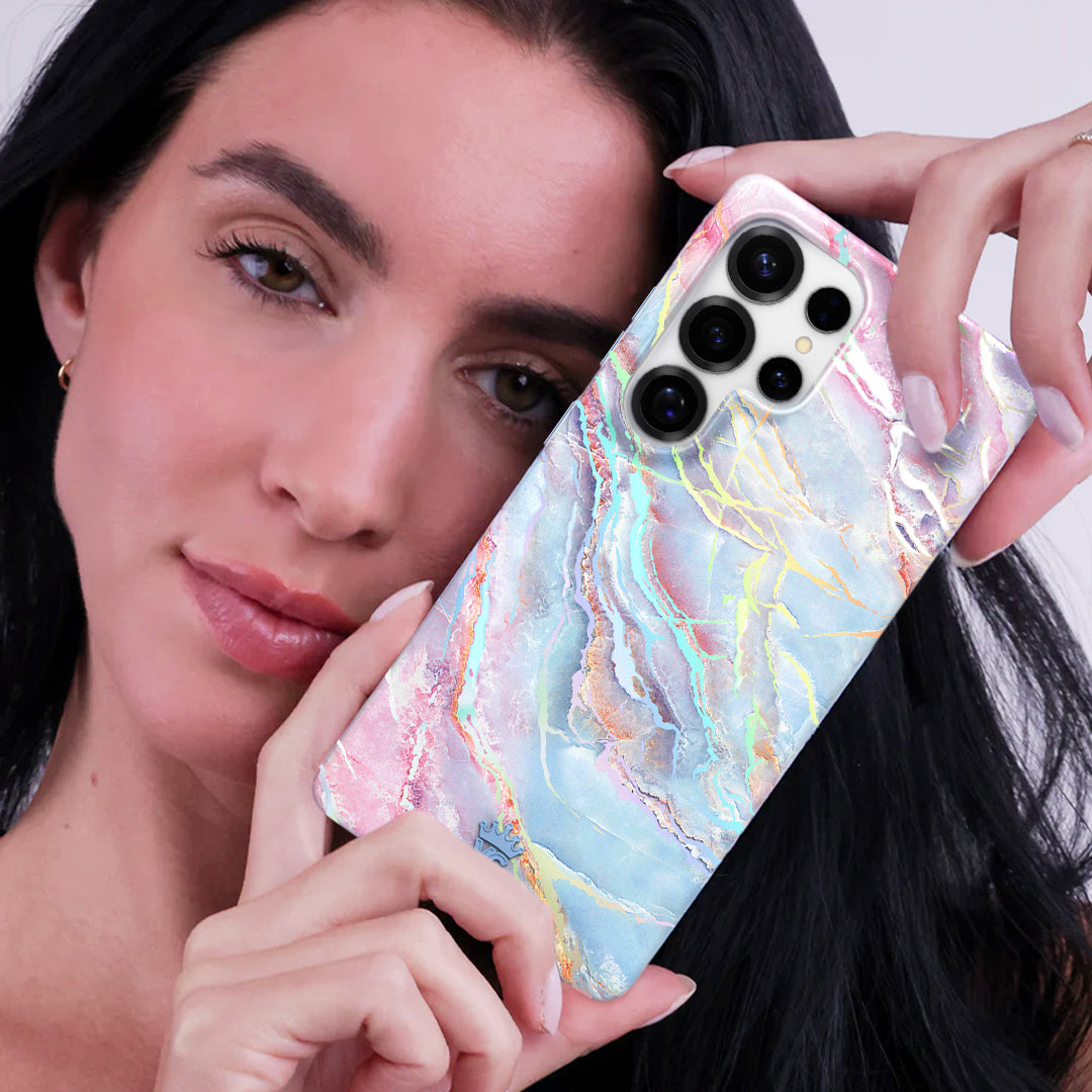 Holo Moonstone Marble Samsung Galaxy Case