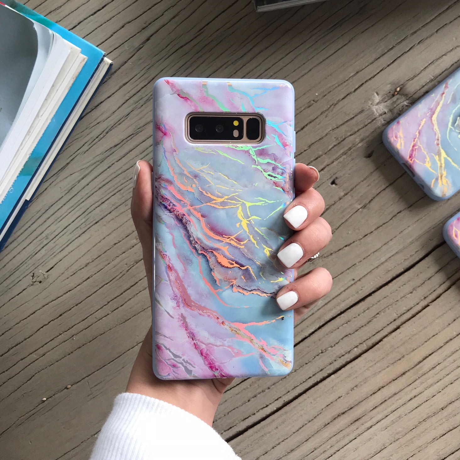 Holo Moonstone Marble Samsung Galaxy Case