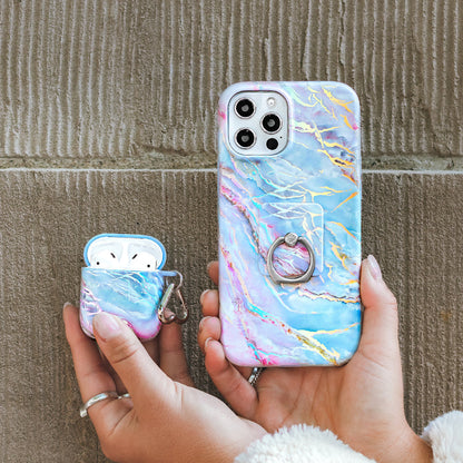 Holo Moonstone Marble iPhone Case