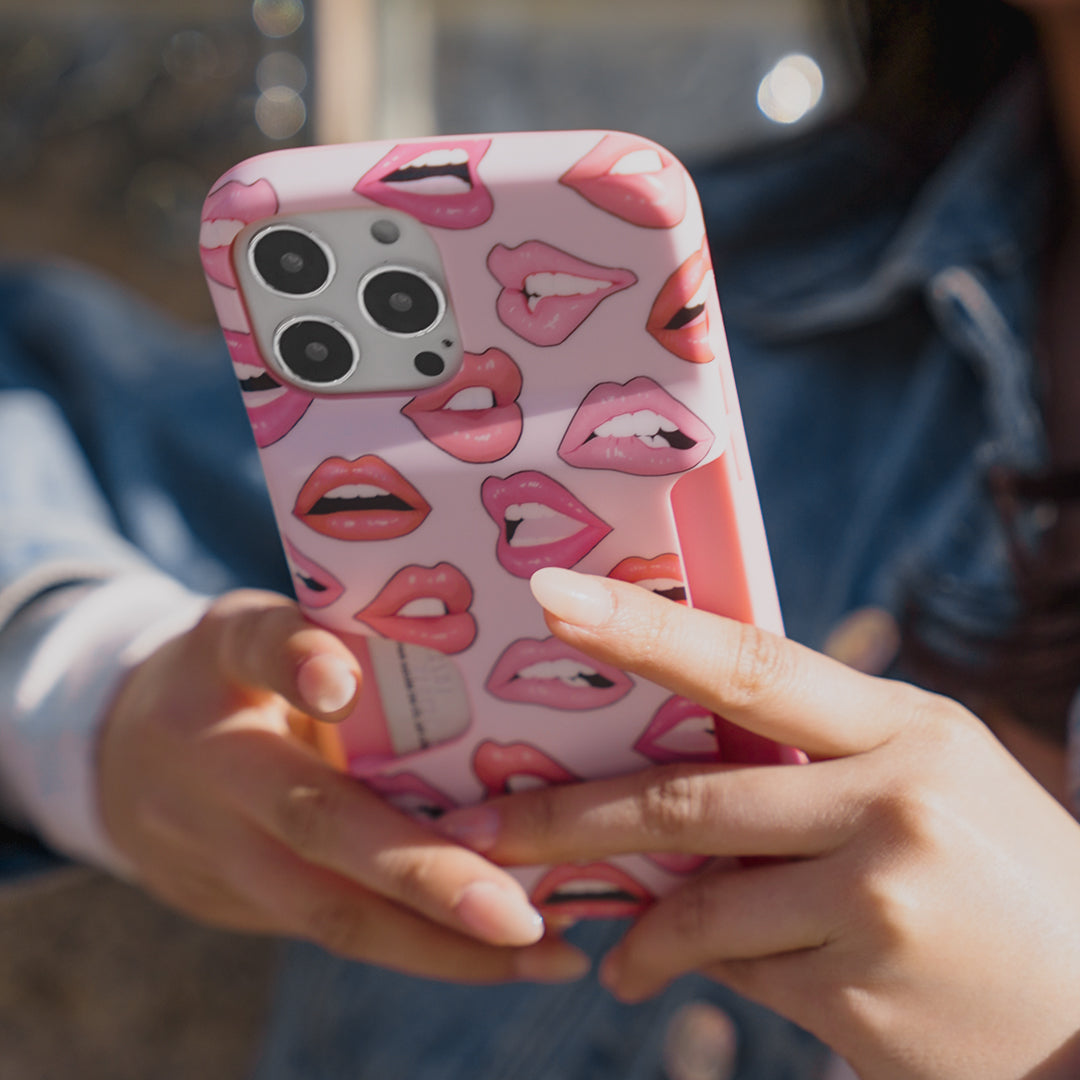 Nude Lips iPhone Wallet Case