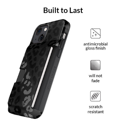 Black Leopard iPhone Wallet Case